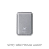 witty ミニリボンマグセーフウォレット (simple ver.)