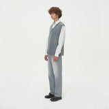 LAMBSWOOL V NECK KNIT VEST_GRAY (6611350618230)
