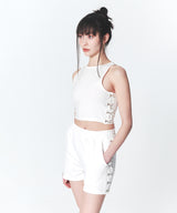 フックNアイショーツ/Hook N Eye Shorts White