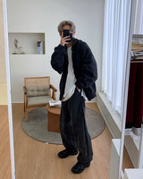 ウォータープリンテッドジャンパー / SI Water Printed Jumper (2 colors)