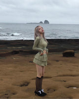リンクルフリルスカート