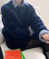 クラシックフィッシャーマンニット