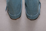 Hug belt boots _Sage denim
