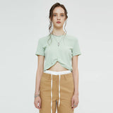 ツイストクロップトップ / TWIST CROP TOP (MINT)