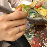 レターリング3 / [CCNMADE] LETTER RING 3 (Red-brown) (6678690267254)