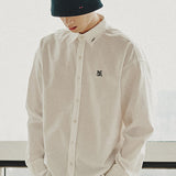 リセントオックスフォードシャツ/RECENT OXFORD SHIRT_WHITE