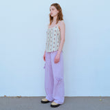 リボンポケットパンツ / RIBBON POCKET PANTS, LILAC