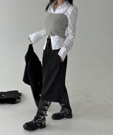 Bermuda Pintuck Slacks Shorts