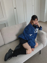 ストリング ニット レッグ ウォーマー / String Knit Leg Warmer (2color)