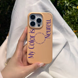 マイカラーケース / My Color Case (Yellow Slim Hard)
