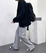プリーツウォッシングトレーニングサイドスリットパンツ/[Unisex] Pleated washing training side slit pants (6 colors)