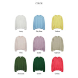 NEW COLOR BASIC ROUND KNIT