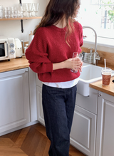 [SHOPPERMADE] Nuts Mohair Wool Knit (4color)