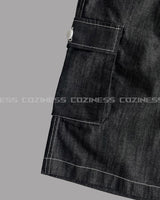 デニムカーゴショーツ/SI denim cargo shorts