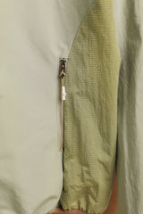 アシンメトリーウェーブジップジャケット / ASYMMETRIC WAVE ZIPPED JACKET-EARTHY GREEN