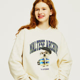 プレッピーマルチーズスウェットシャツ / (NO napping)Preppy maltese sweatshirts