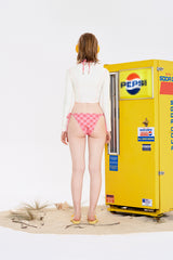ビッグチェリークロップラッシュガード / BIG CHERRY CROP RASHGUARD [IVORY]