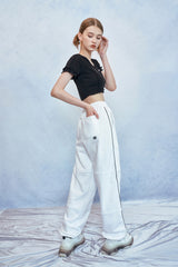 HIDE Cutting Sweat Pants (White) (6570988535926)