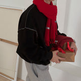 ASCLO Warm Stitch High Neck Sweat Shirt (4color)