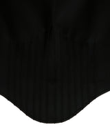ピンタックジャージートップ / Pintuck Jersey Top _ Black