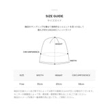 Fur Long Label Boucle Drop Bucket Hat Blue