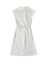 STRING MIX LAYERED DRESS (WHITE)