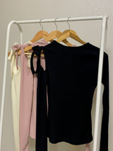 シュガーリボンスリットラウンドTシャツ / Sugar Ribbon Slit Round T-Shirt