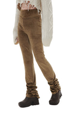 ベルベットシャーリングレギンス/VELVET SHIRRING LEGGINGS