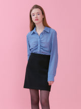 JENNY TWEED MINI SKIRT_BLACK (6612508770422)