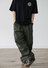  LEO WIDE NYLON PANTS 