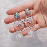 アイシーブルームイヤリング / Icy Bloom Earring - Rainbow (Han Hyojoo Earring)