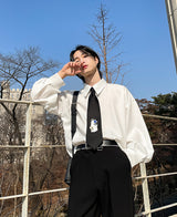 [自主製作] [Restock] FOR YOU , ワイドバールンシャツ (4 color)
