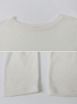 MY クリームスリムフィットベーシックTシャツ
