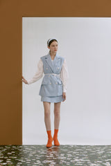 Belted vest 