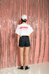 オリジナルクロップTシャツ / TOP(8610) original crop t