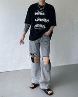 オウンキャピタルレタリング半袖Tシャツ