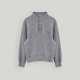 Melange Snap Sweatshirts