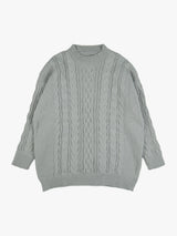 ROUND CABLE SWEATER