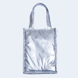 マンゴースクエアショルダーバッグ/DAMP MANGO SQUARE SHOULDER BAG_SILVER
