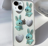 ハートOKラビットフォーンケース / Heart Ok Rabbit phone case
