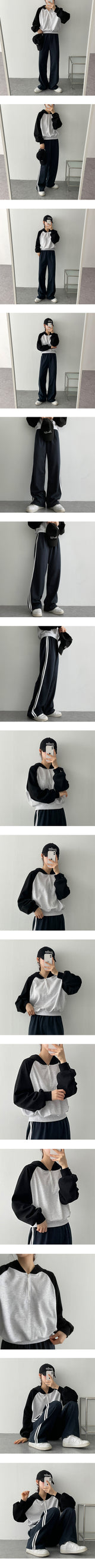 ミート2ラインバンデッドウエストトレーニングパンツ / Meat Two-Line Banded Waist Training Pants