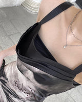 アイスブラックブルーチョーカー / Ice black blue choker
