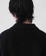 リラックスニットカラーカーディガン