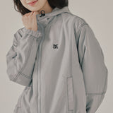 アウトステッチウィンドジャケット / OUT STITCH WIND JACKET_GRAY