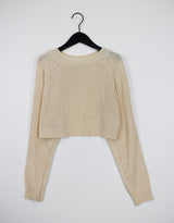 ディアグニットボレロ / Diag Knit Bolero (4color)