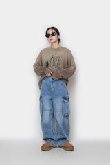 シャドーウォッシング ロングスリーブTシャツ