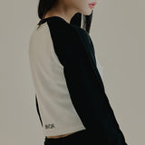 DESTROYED KNIT CROP SLEEVE