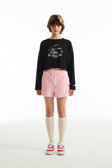 チェリーショットテルーパンツ／CHERRY SHORT TERRY PANTS [SALMON PINK]