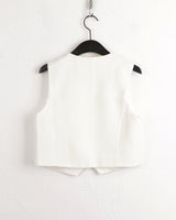 Arder Old Money Wedding Guest Look Button Up Vest Vest