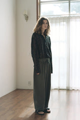 SOLAR PIGMENT BALLOON SWEAT PANTS (Khaki) / ソーラーピグメントバルーンスウェットパンツ